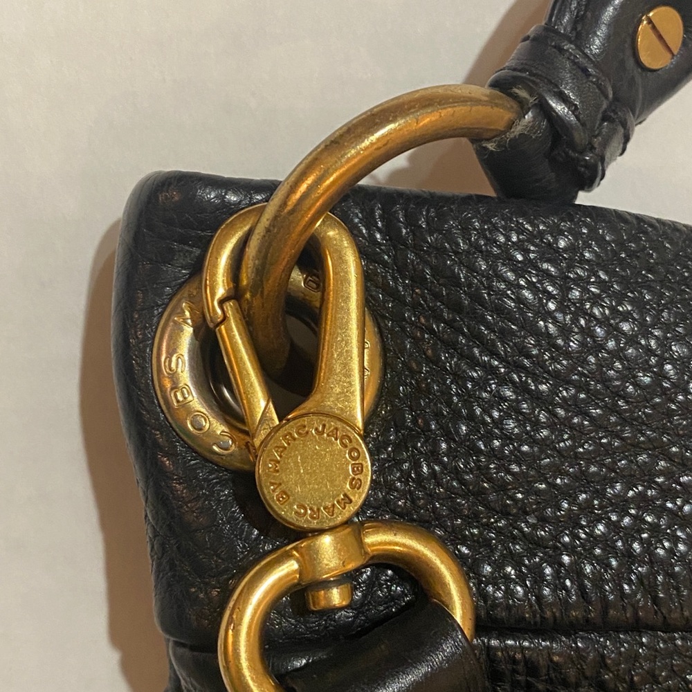 Marc by Marc Jacobs Large Black Leather Bag - Picture 8 of 12